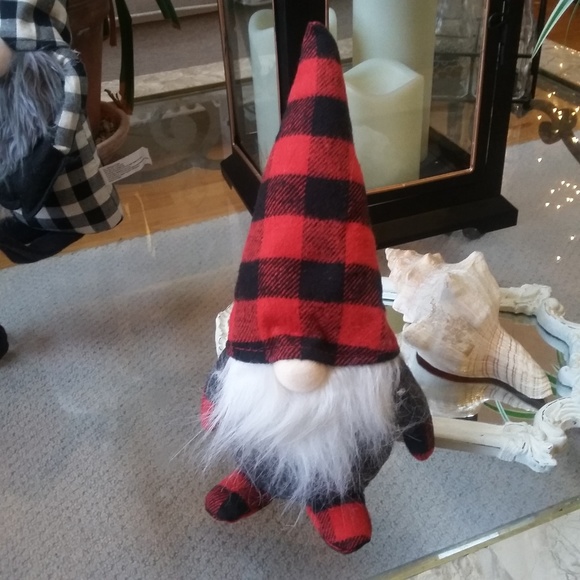 Boutique Other - Adorable LIL Gnome RED & Black CHECK HAT 2 CUTE